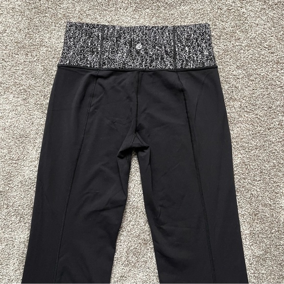 Lululemon Groove Pant III Sz 10/32” In Black / Luon Suited Jacquard Black White - Picture 6 of 6